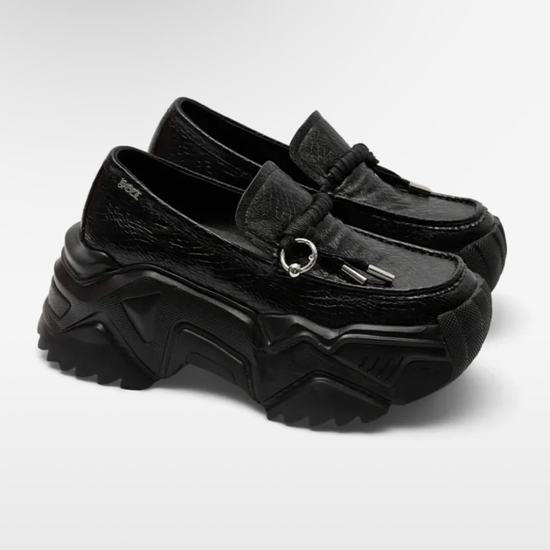 YEEL PLATFORM LOAFER BLACK (240) 상품이미지1