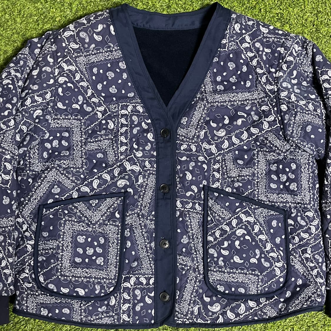 반다나 리버시블 라이트 후리스 자켓  상품이미지1