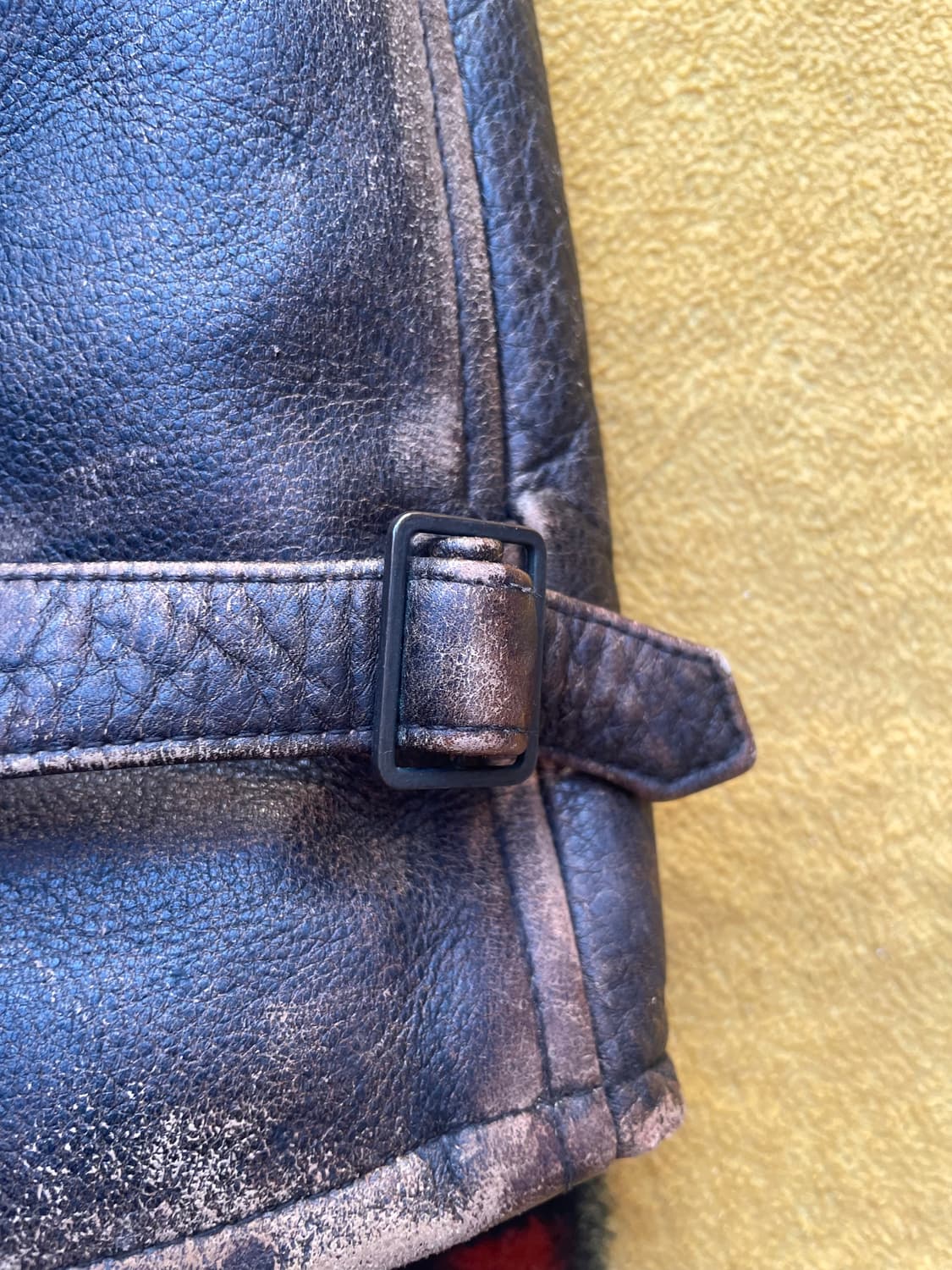 바나나리퍼블릭 빈티지 브라운 웨스턴레더자켓 상품이미지6