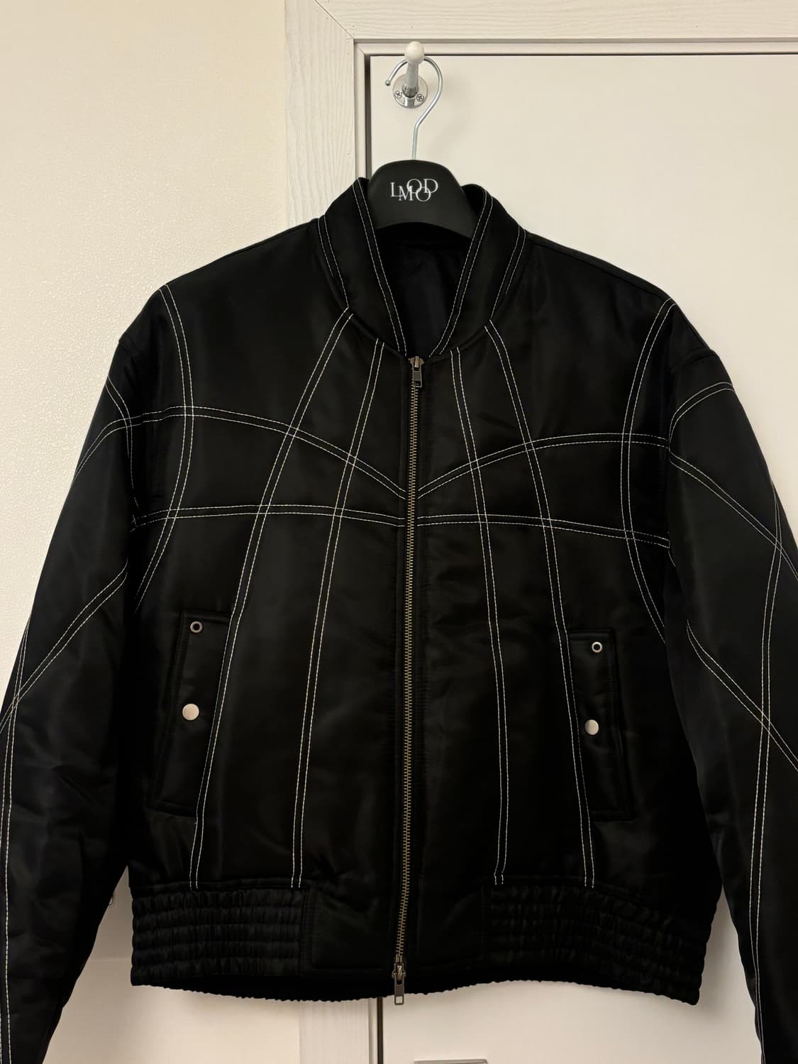 엘무드 에잇볼 보머 블루종 점퍼 블랙 판매 상품이미지1