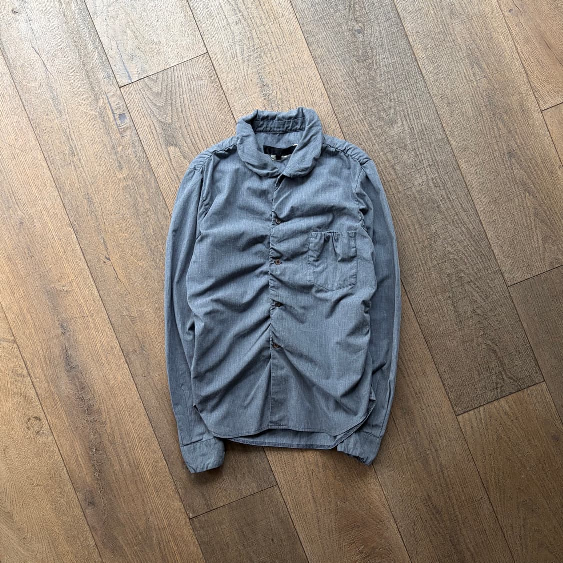 Whole Shirring Detail Blouse 상품이미지1