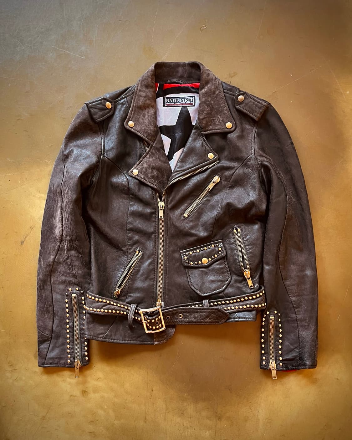 BAD SPIRIT Archive Studs Pelle Rider JK 상품이미지3