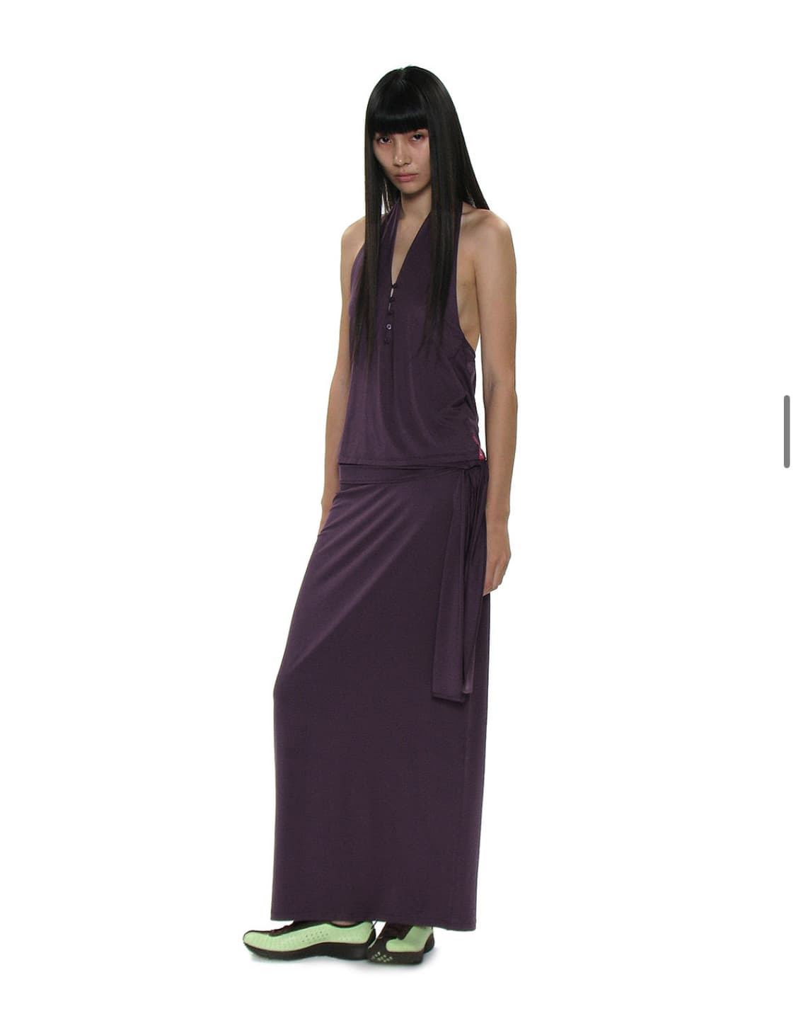 PWC BOW-TIE WAIST JERSEY MASI SKIRT 상품이미지2
