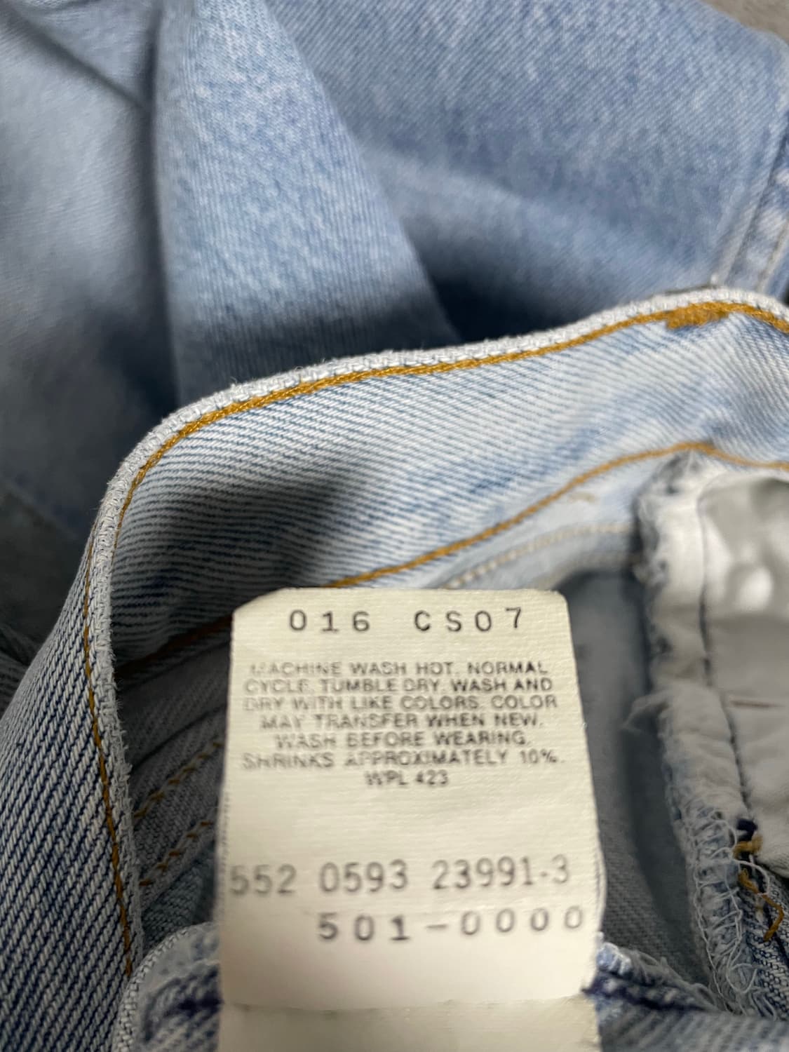 Usa made 90s 리바이스 501 표기 32/36 상품이미지5