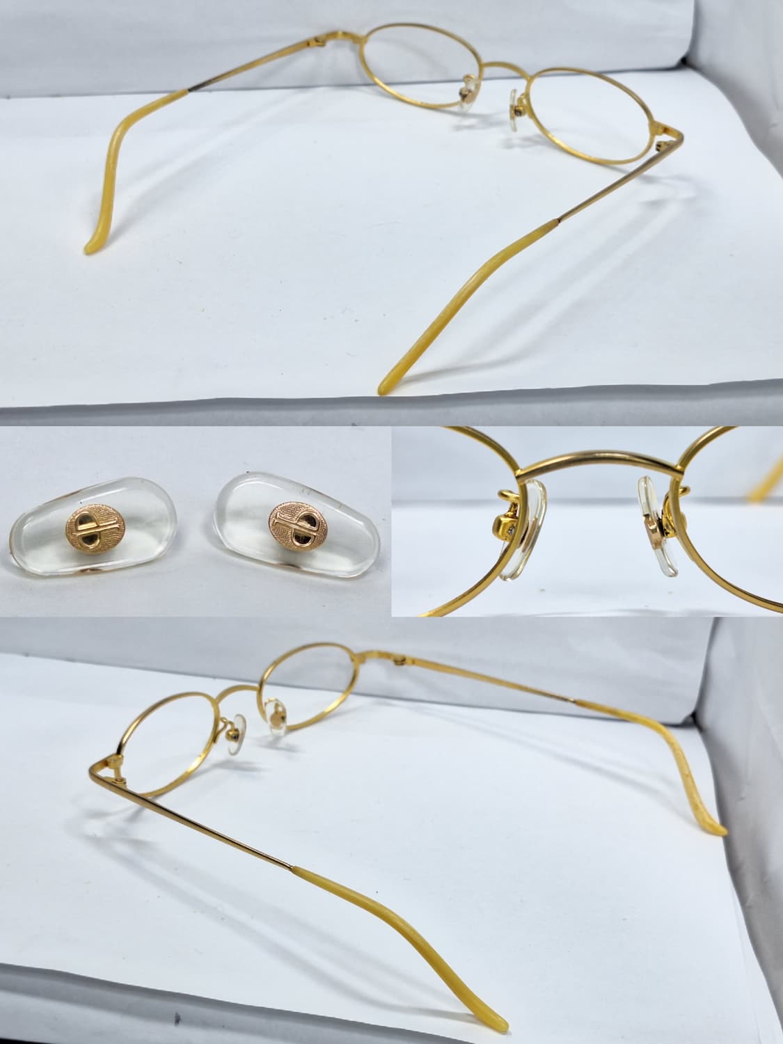 Marina picasso 오벌 골드 안경테 안경 47ㅁ19/일본 수입 상품이미지6