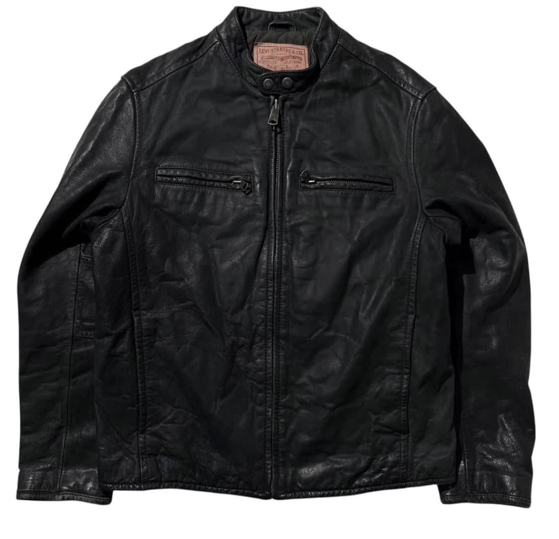 리바이스 레더 바이커 자켓 상품이미지1