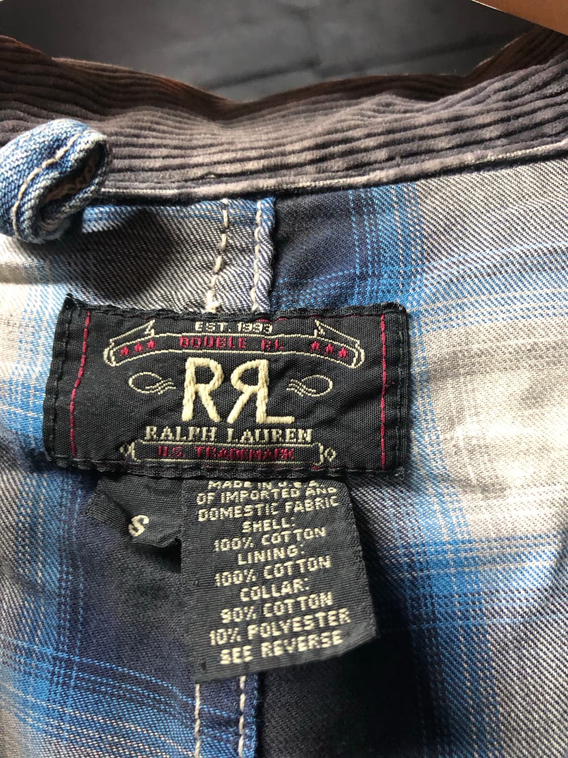 90s RRL 더블알엘 데님자켓 상품이미지3