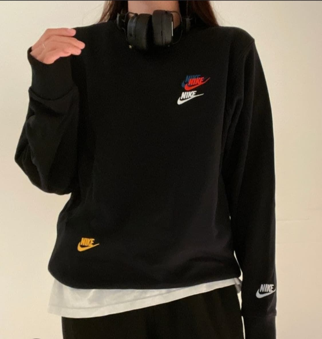 나이키 NSW 멀티스우시 에센셜 프렌치테리 맨투맨 여성  L 상품이미지2