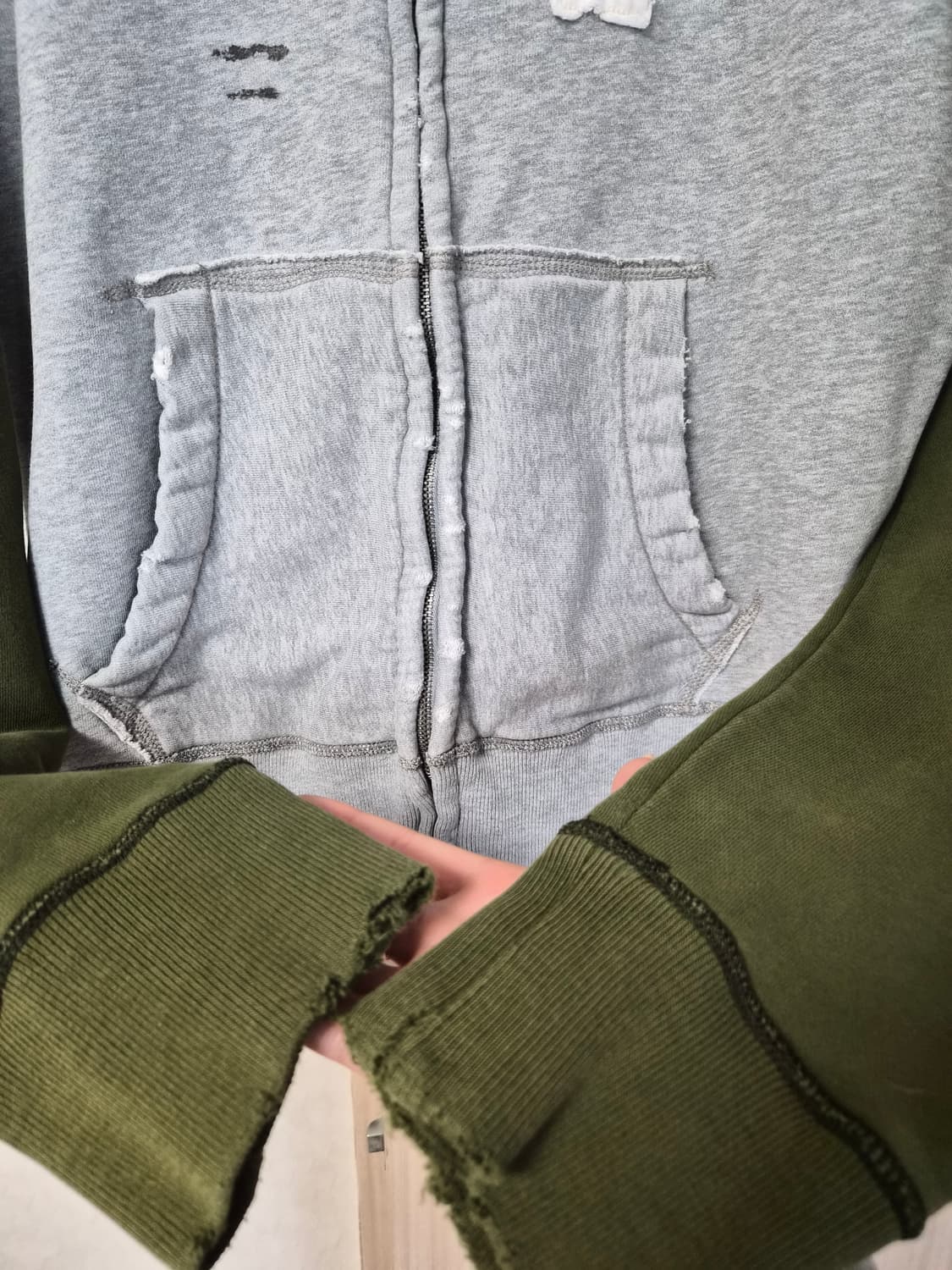 홀리스터 카키 집업 상품이미지3