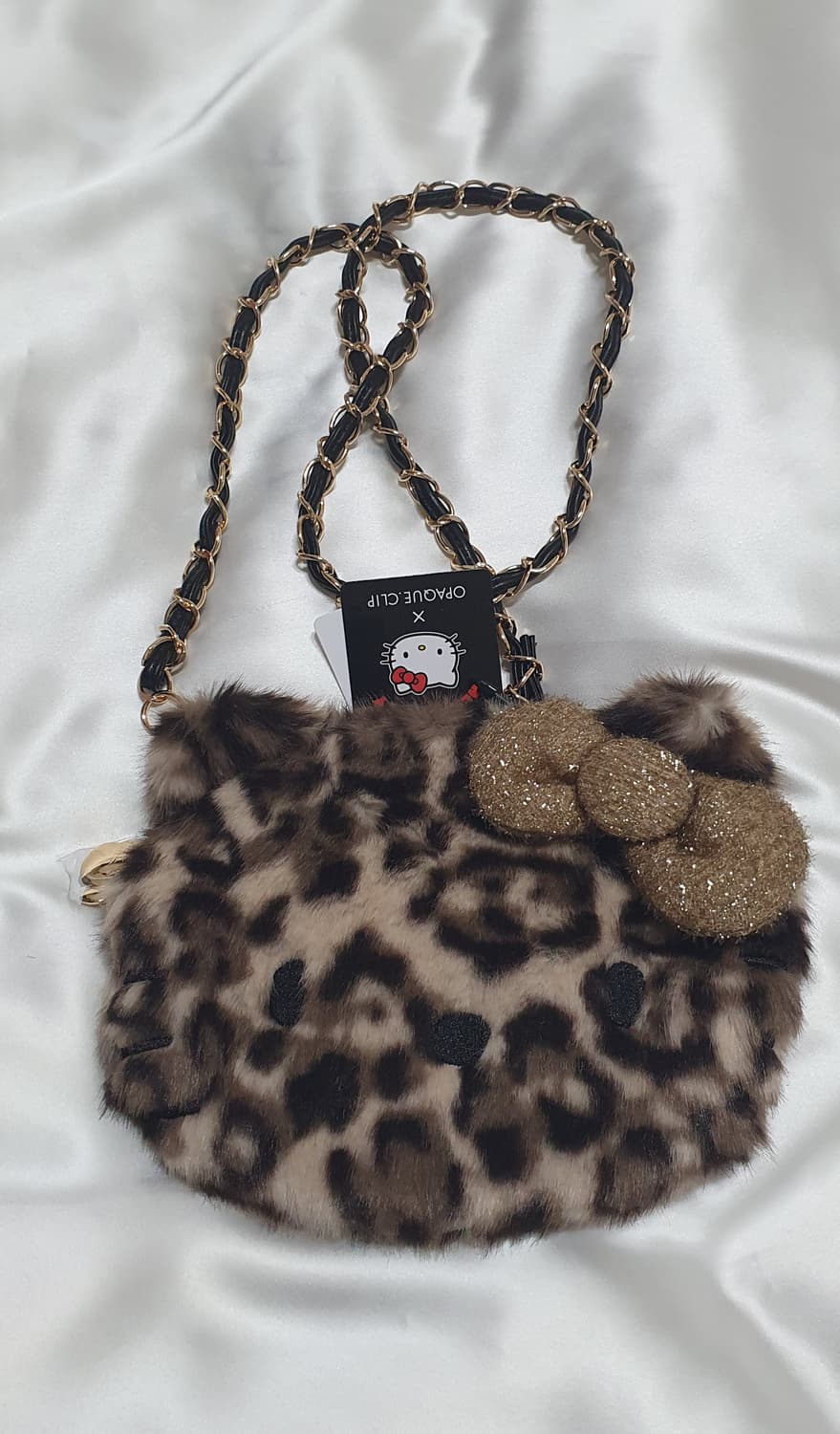 호피 레오파드 오페이크 닷 클립 OPAQUE CLIP 숄더백 파우치백  상품이미지2