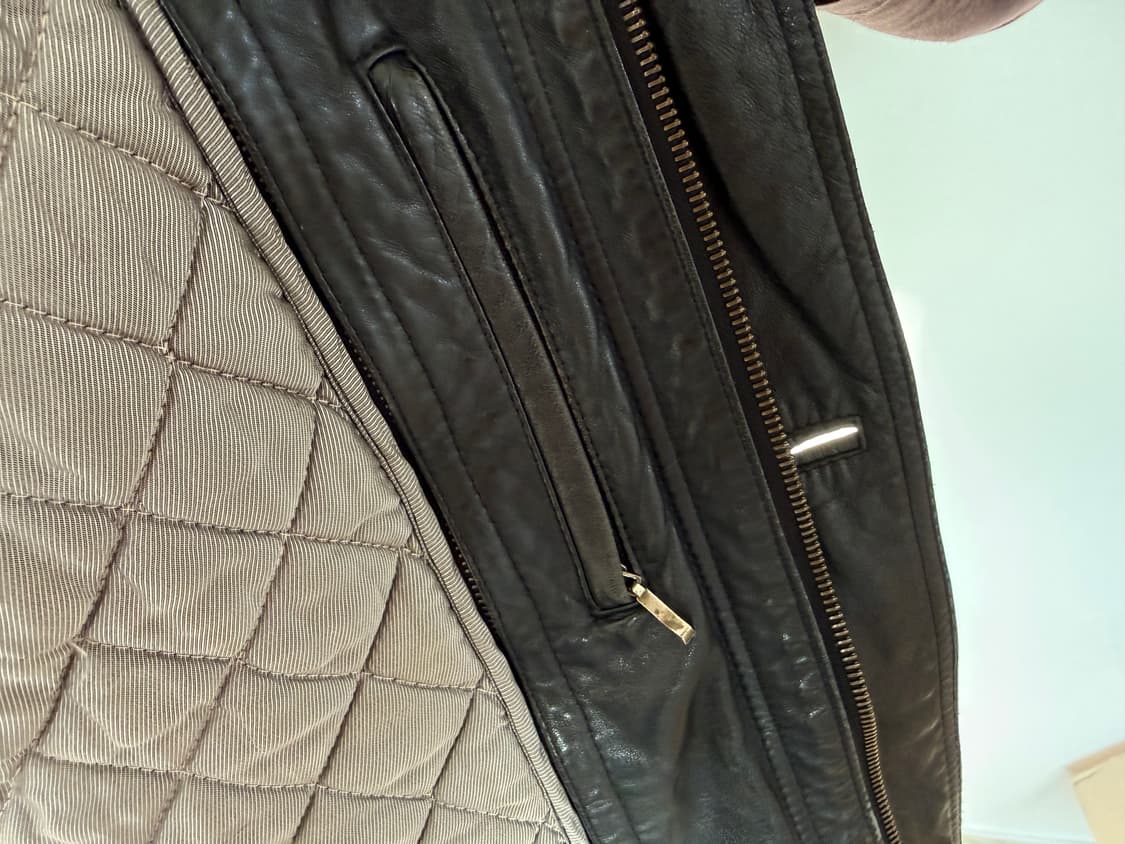 생로랑 YSL 블랙 가죽 자켓 95 상품이미지4