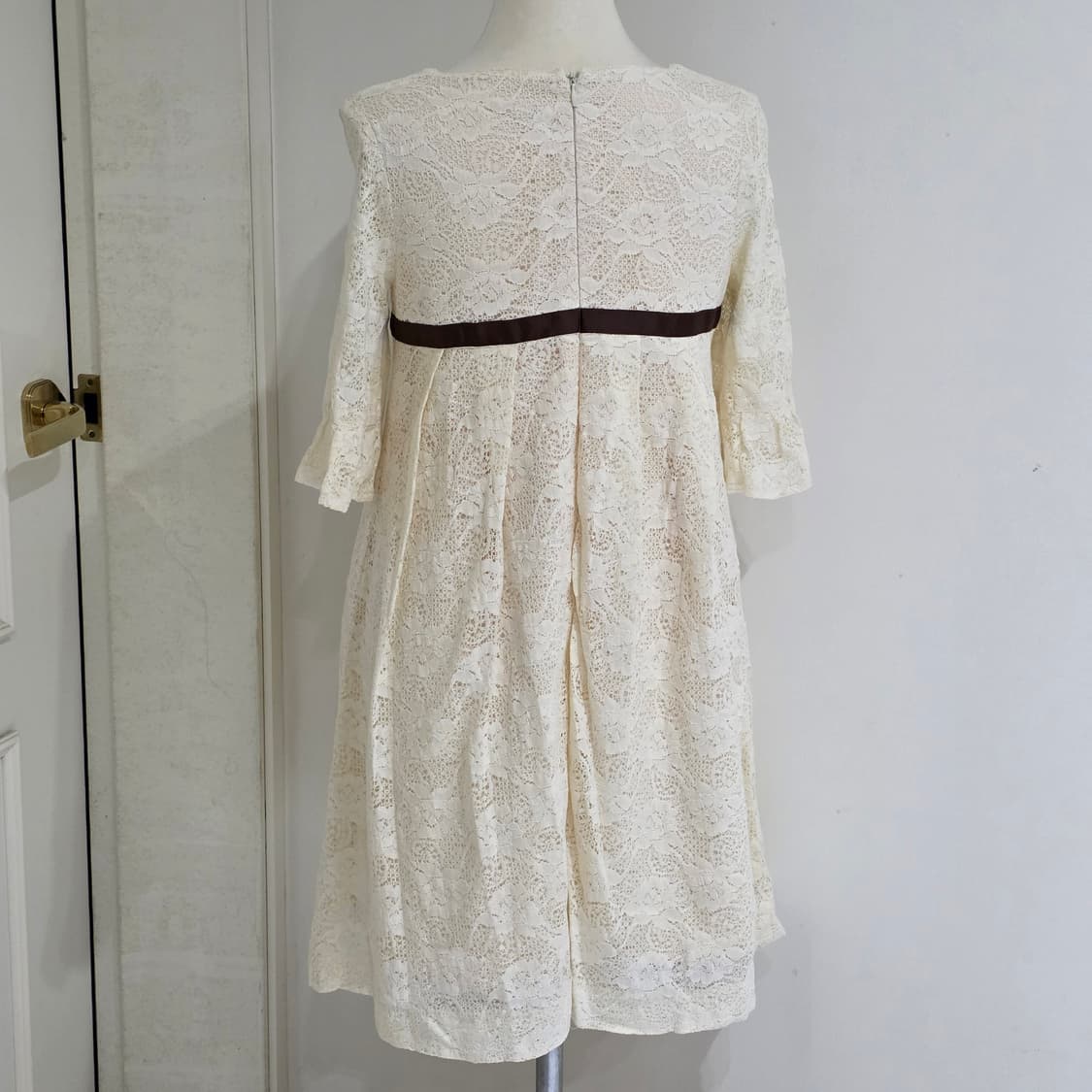 로리타 히메갸루 레이스 아이보리 원피스 상품이미지3