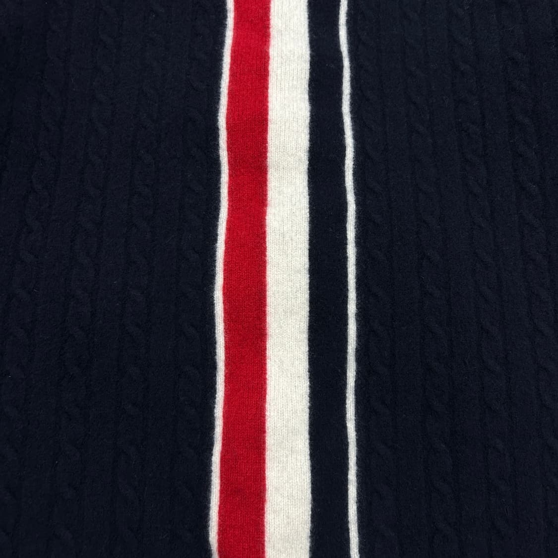 톰브라운 센터백 삼선 인타르시아 스트라이프 울 더플 코트(2) 상품이미지2