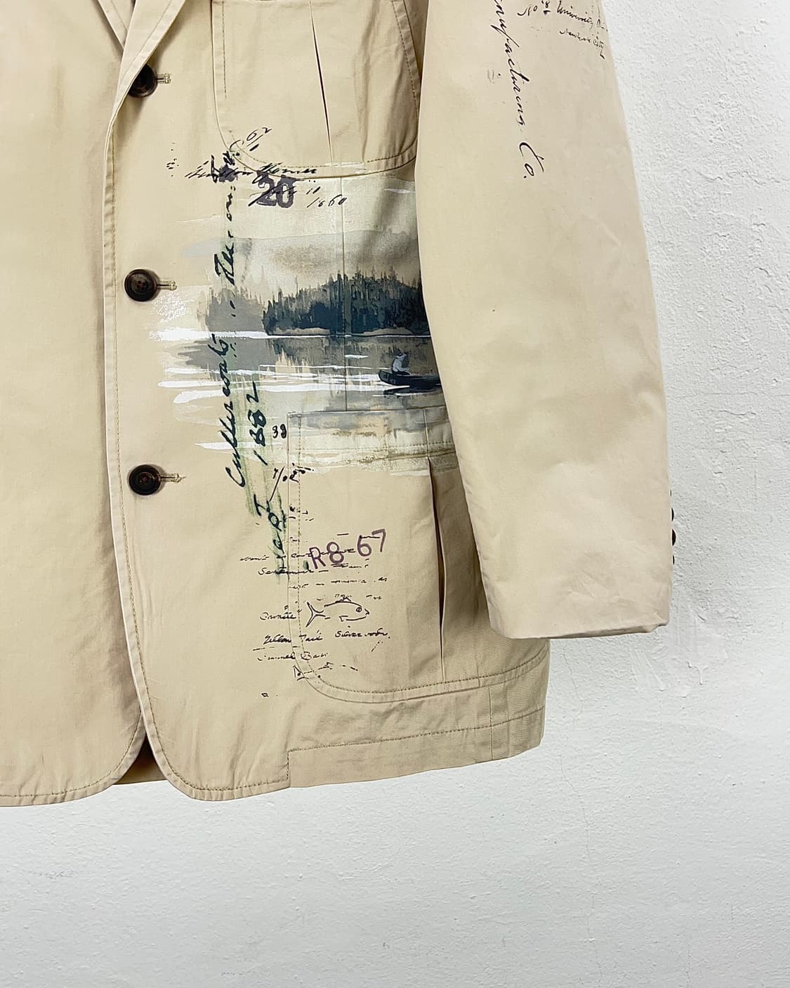 폴로 랄프로렌 라이트 베이지 레이크 피싱 코튼 트래퍼 자켓 상품이미지5