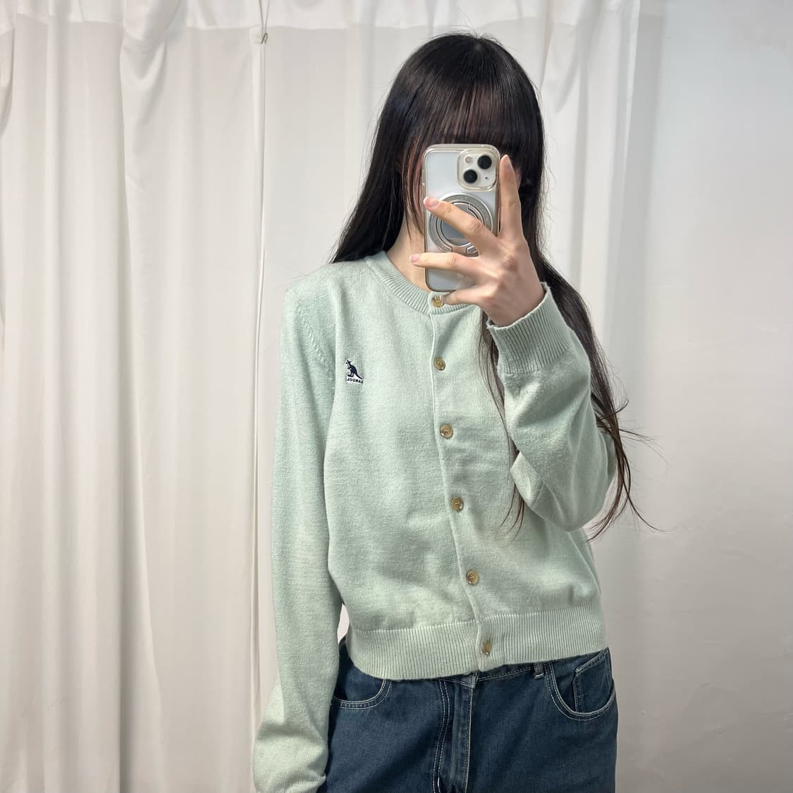 Kangol Mint Knit Cardigan 상품이미지1