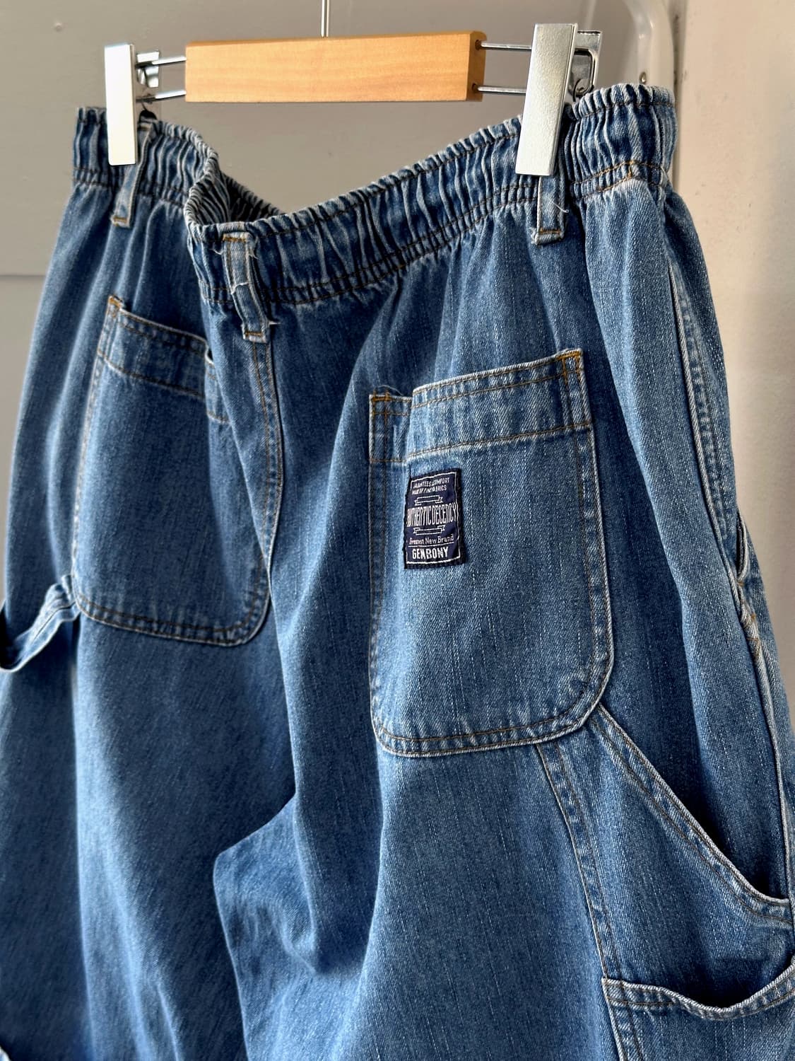 Cotton denim utility painter shorts 상품이미지5