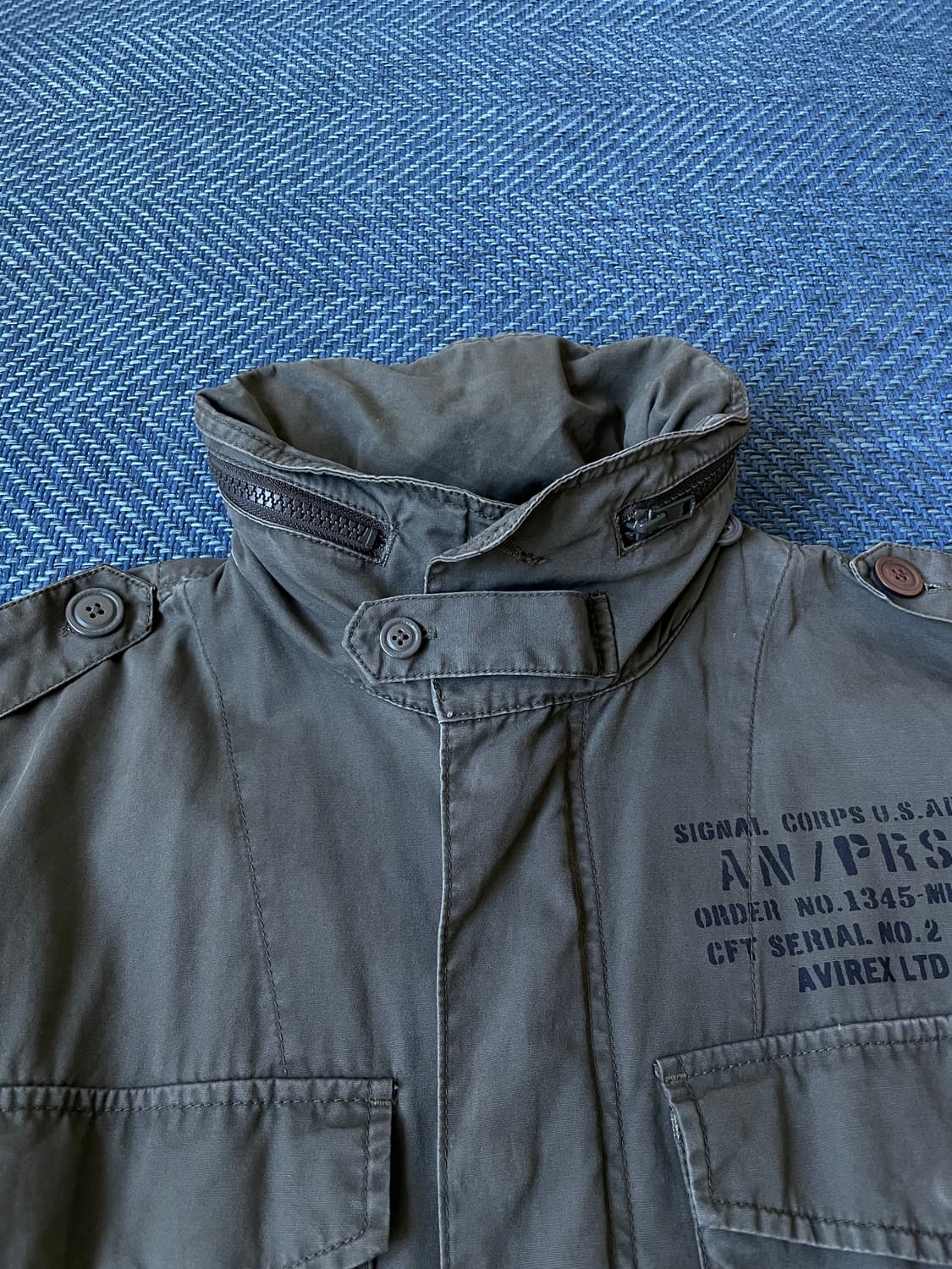 avirex 아비렉스 밀리터리 코튼 야상 자켓 상품이미지9