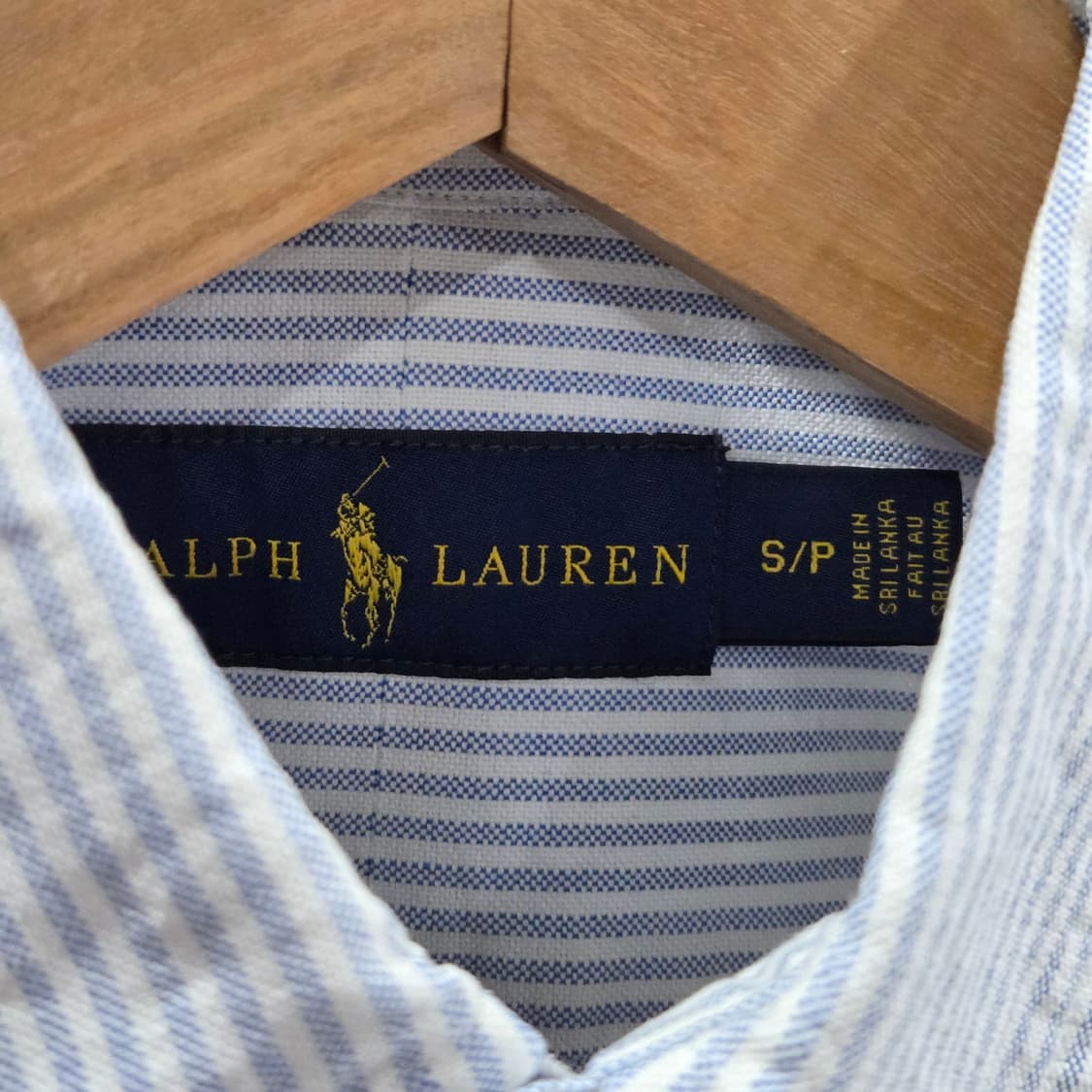 폴로랄프로렌 버튼다운 스트라이프 옥스포드 셔츠 S 상품이미지3