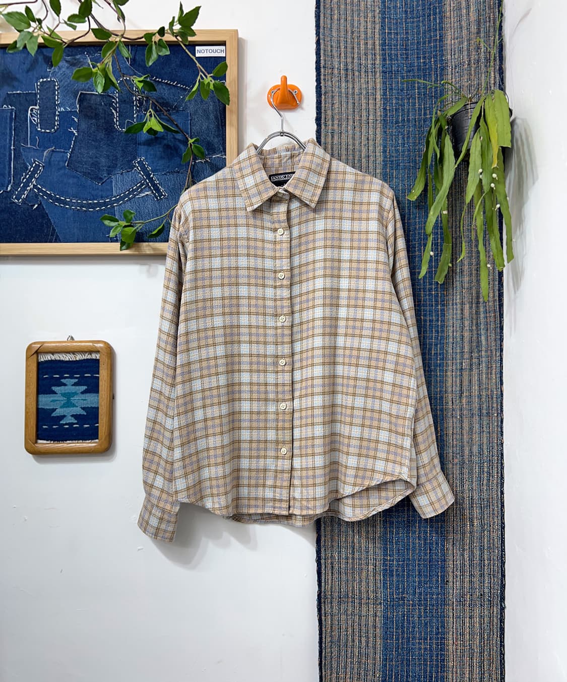 👧🏻LANDS'S END  Classic Flannel  Shirt 상품이미지1