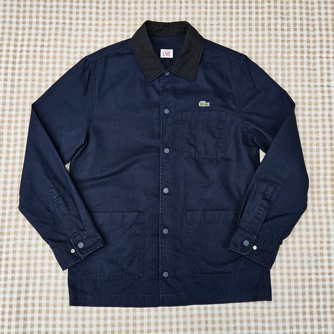 라코스테 간절기 면자켓 남자100 상품이미지1