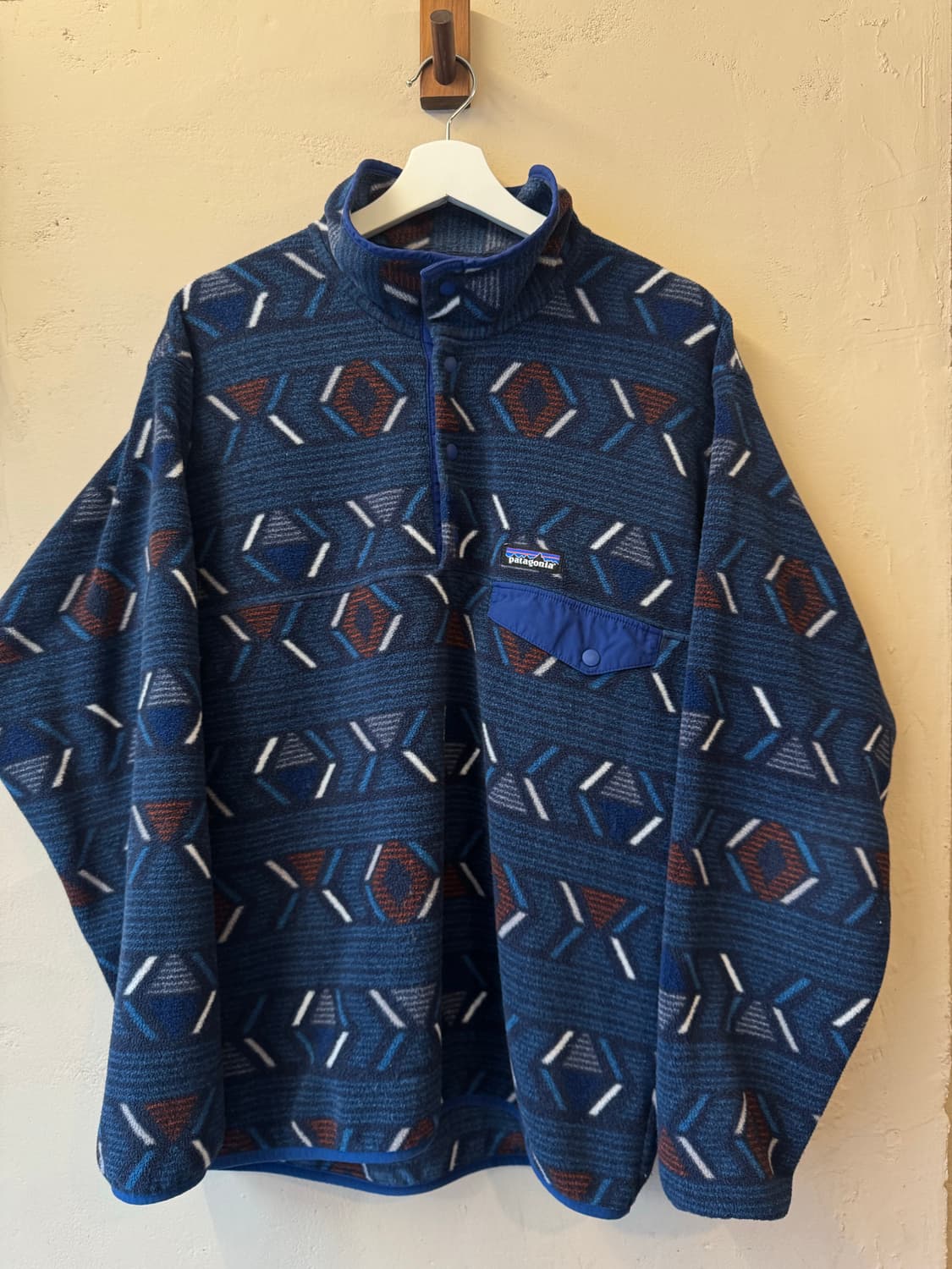 파타고니아 패턴 신칠라 아즈텍 블루 M 상품이미지1