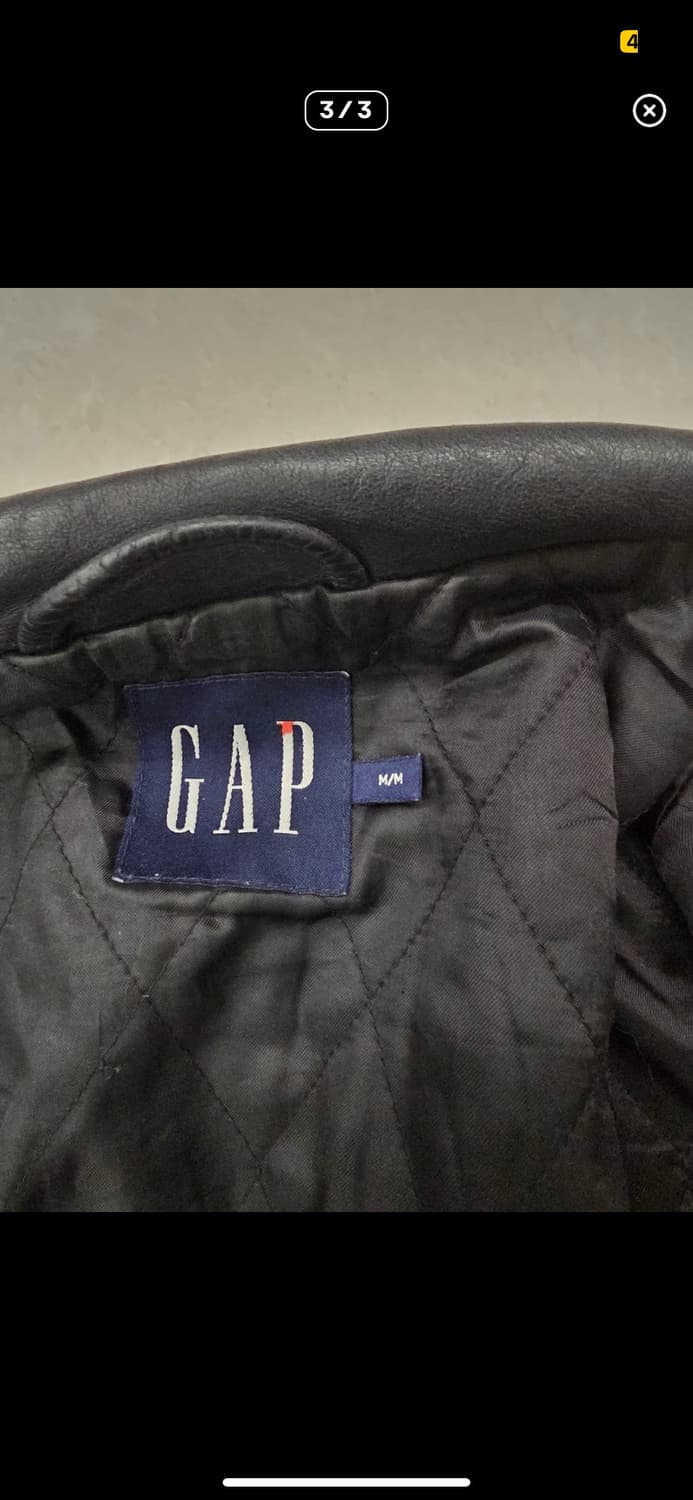 [M] 올드갭 레더 자켓 상품이미지3