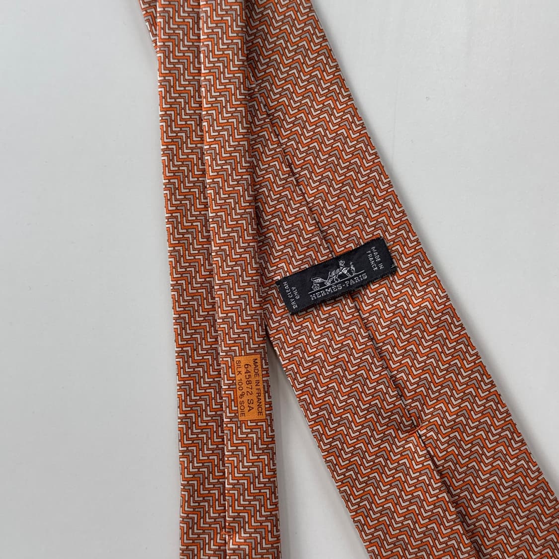 신형 에르메스 명품 정품넥타이(HERMES) 8.1cm 상품이미지5