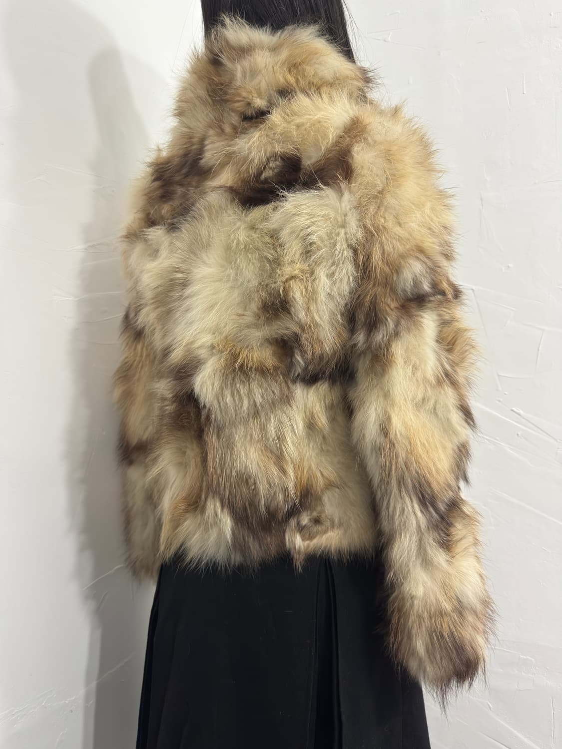 spiral girl raccoon fur jacket 상품이미지8