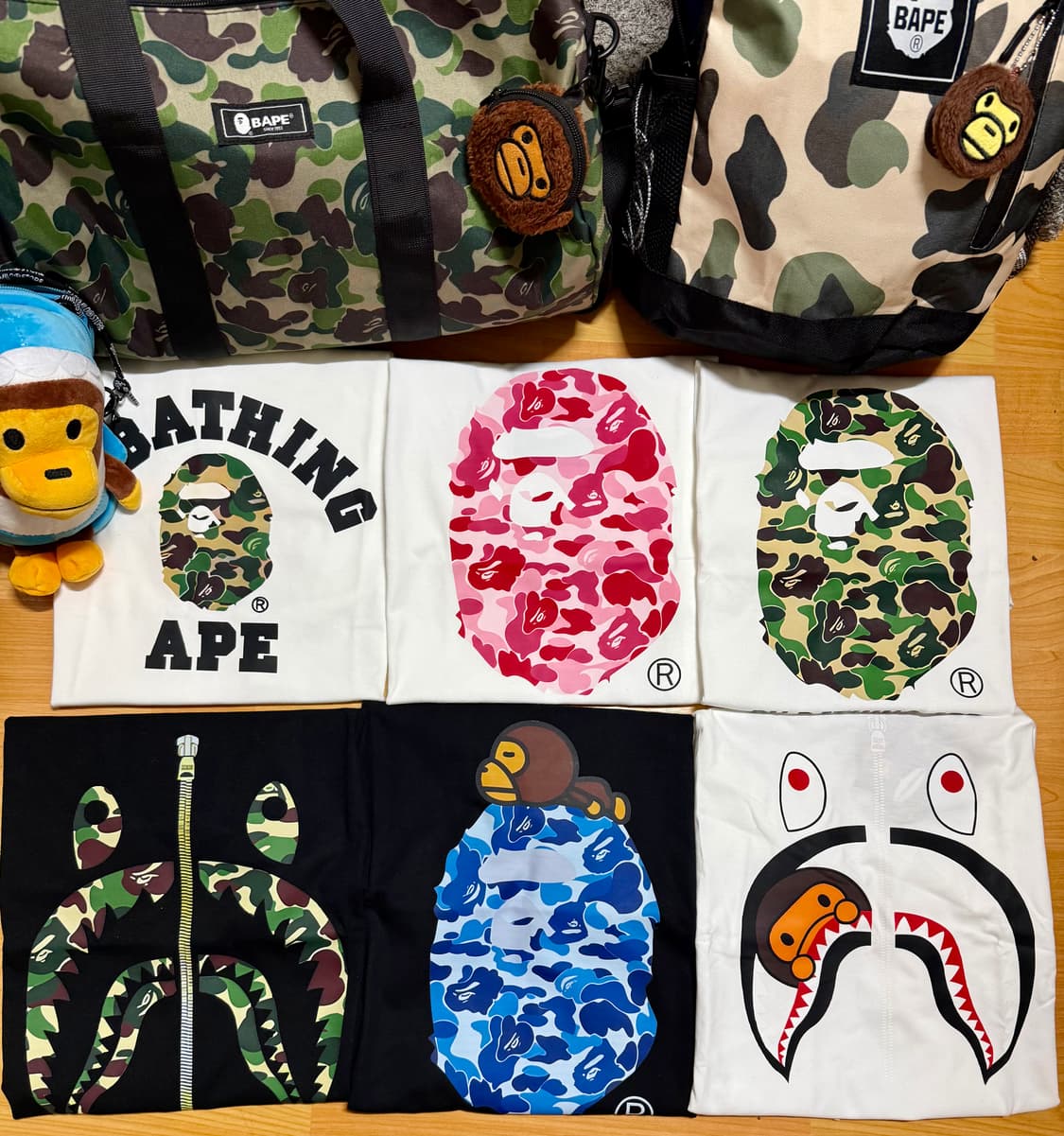 베이프 BAPE 반팔 티셔츠 모음 공고 상품이미지1