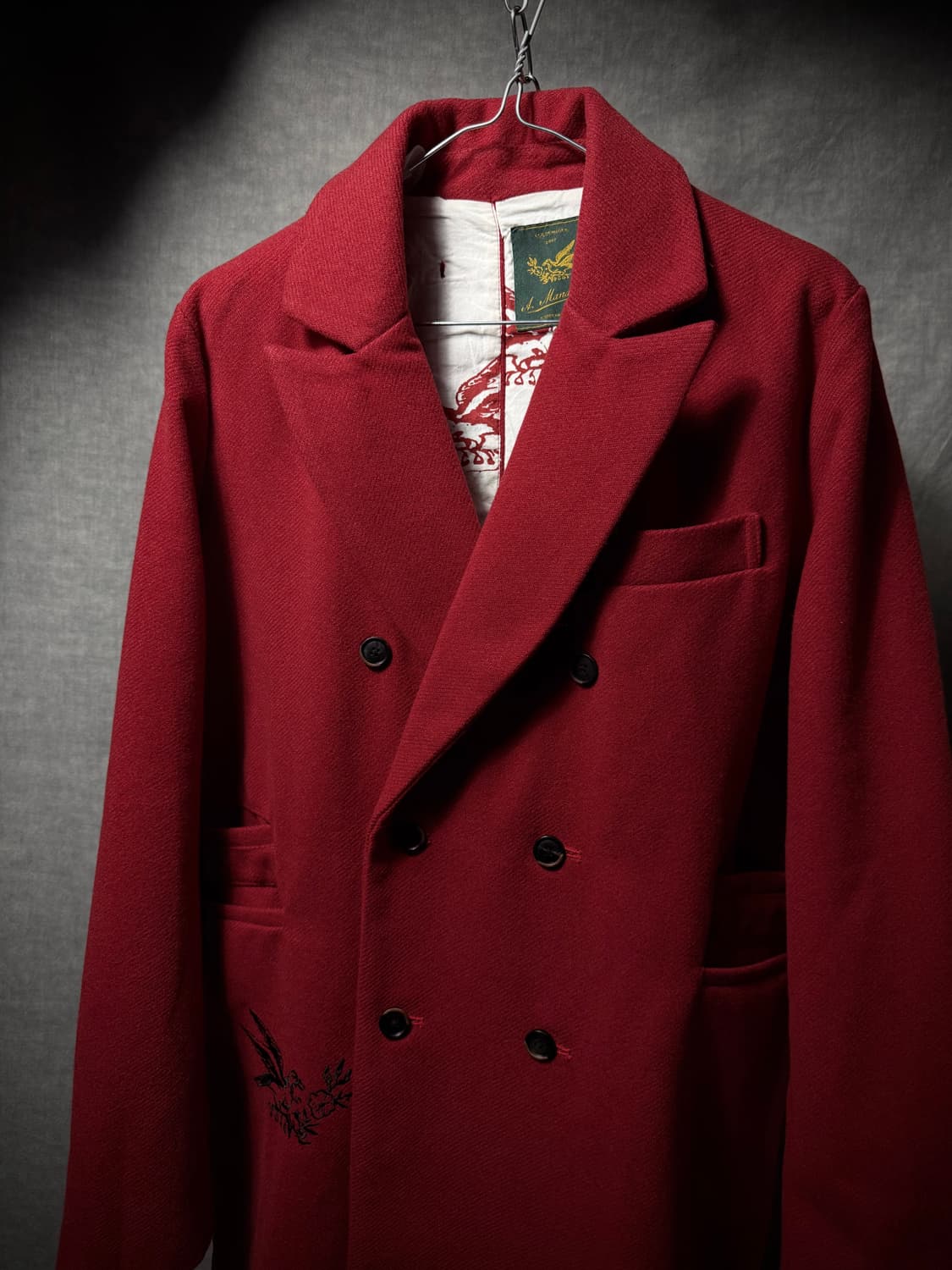 Aleksandr Manamis Bird Embroidered Coat 상품이미지3