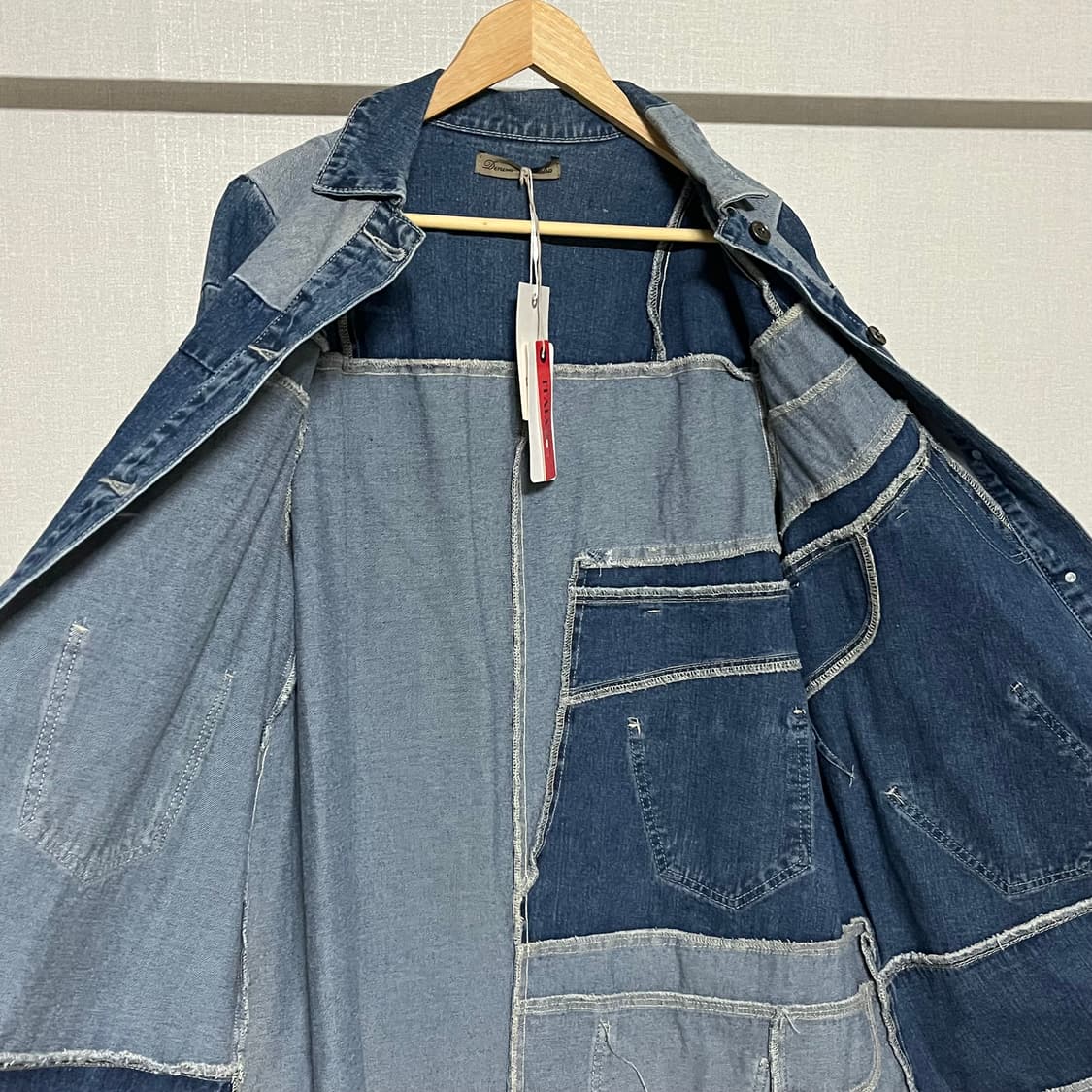 DENIM ITALY 데님 롱 자켓 S 상품이미지8