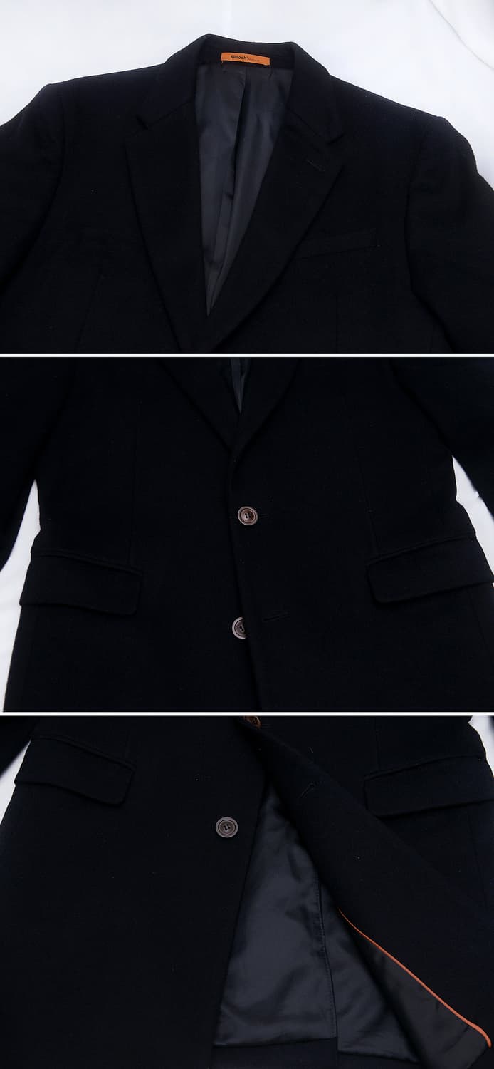 킨록 울.캐시미어 클래식 싱글 체스터 코트 자켓 (95-100) 상품이미지4