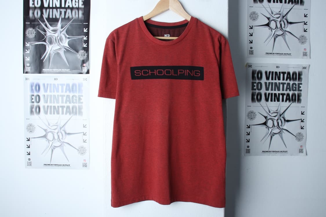 (L-XL) K2 케이투 반팔 티셔츠 빅로고 버건디 올드스쿨-H31175 상품이미지2