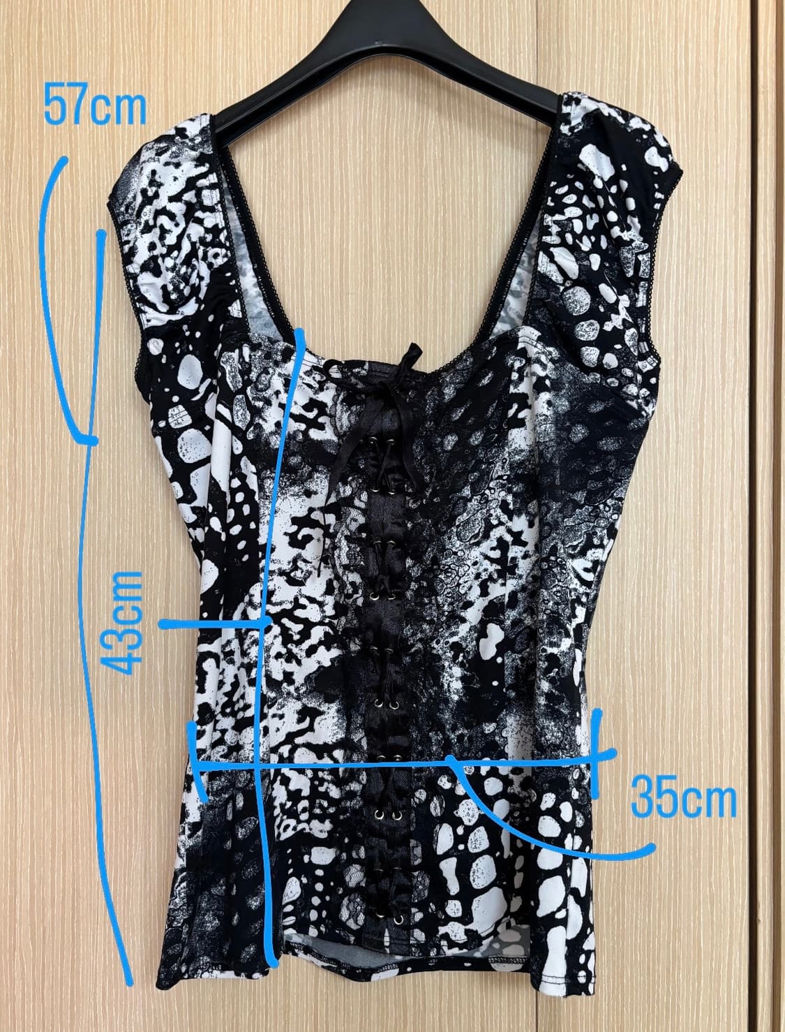 y2k 갸루 레이스업 뷔스티에 / 코르셋 탑 상품이미지2