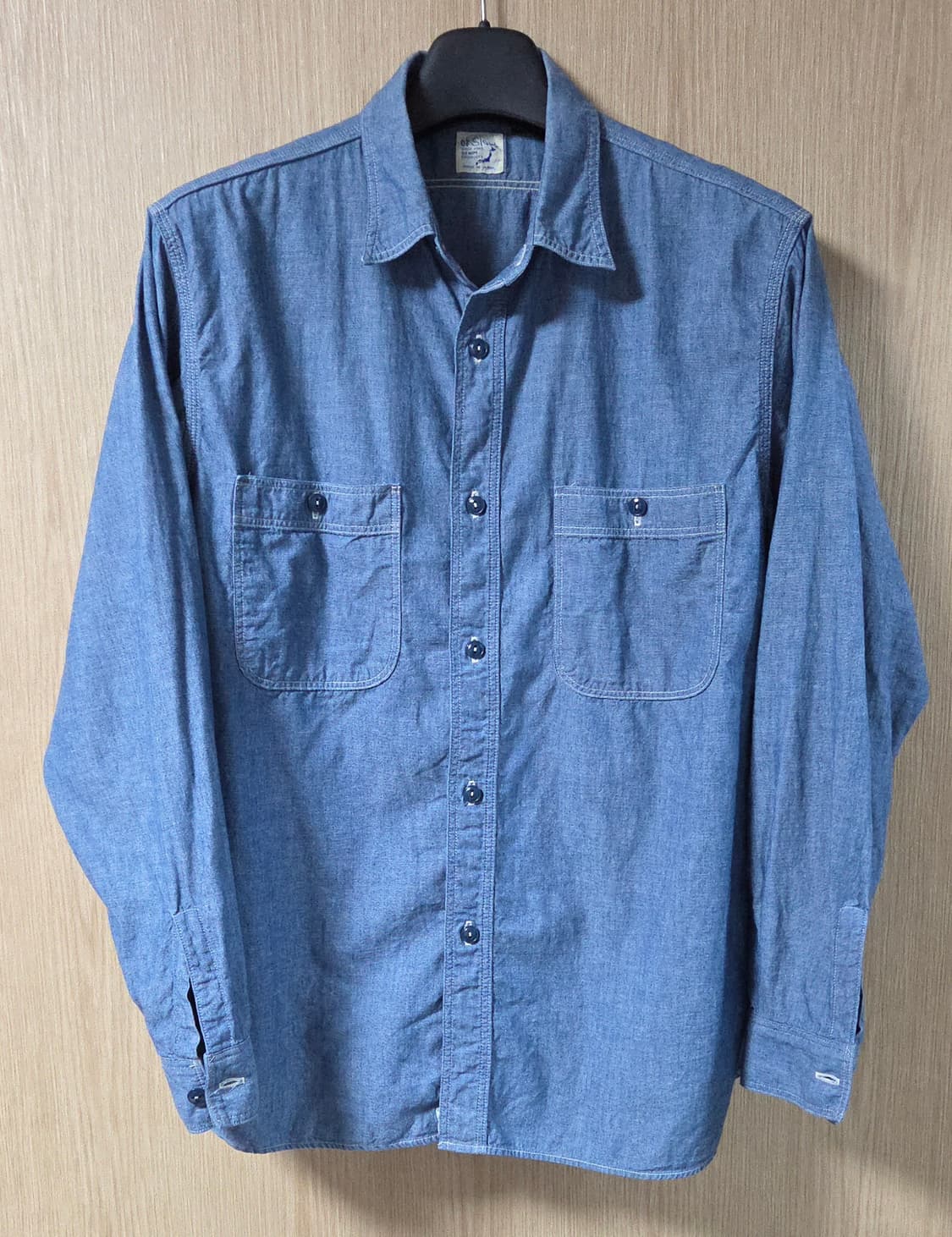 (착샷) 오어슬로우 샴브레이 셔츠 상품이미지1