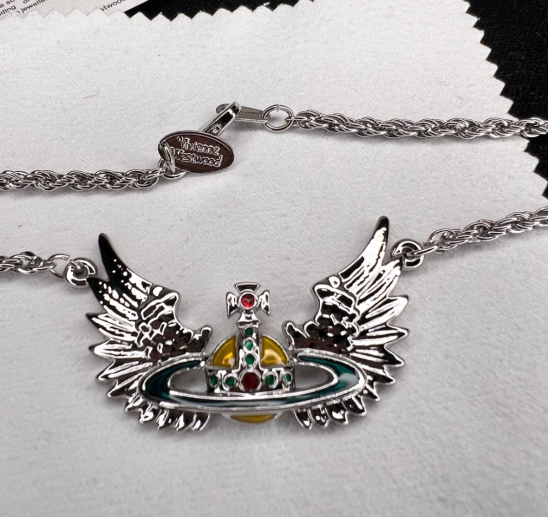 비비안웨스트우드 아카이브 윙즈 orb 팬던트 목걸이 상품이미지3