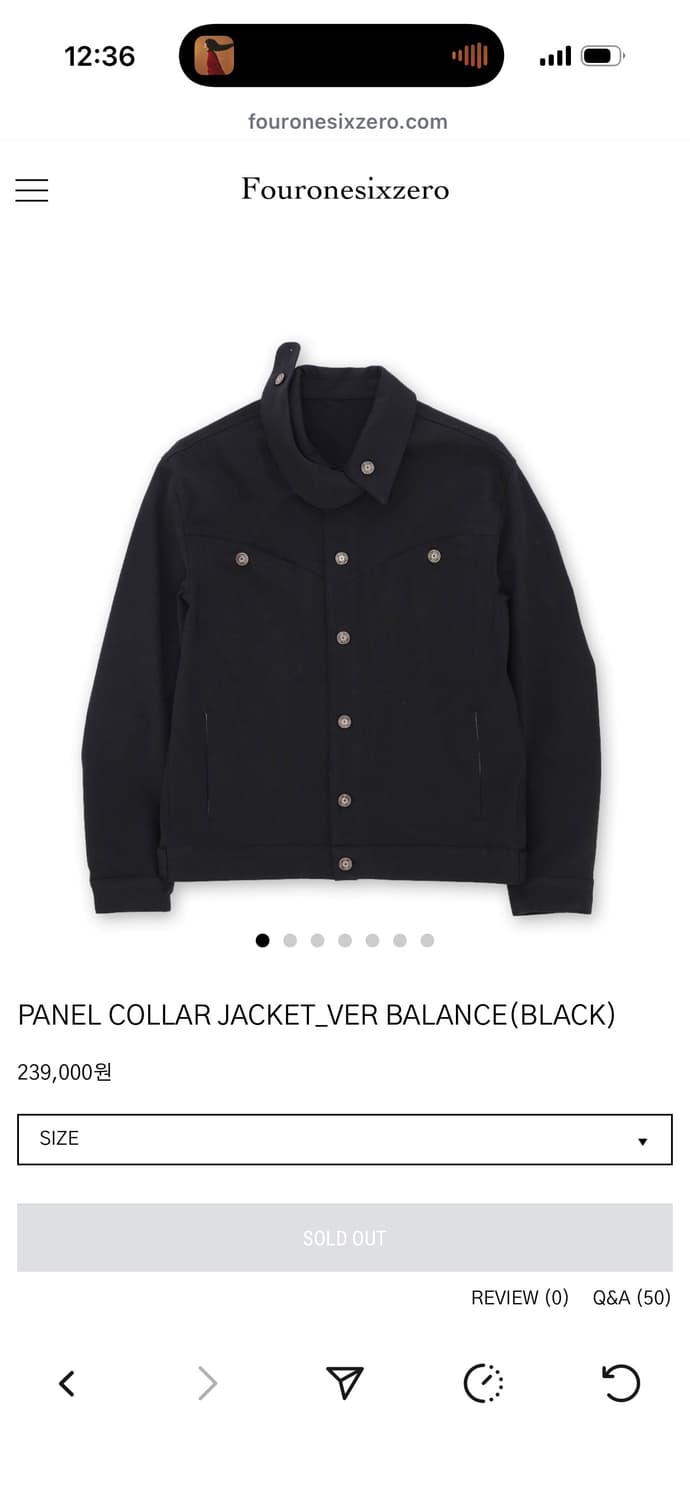 4160 panel collar jacket 상품이미지1