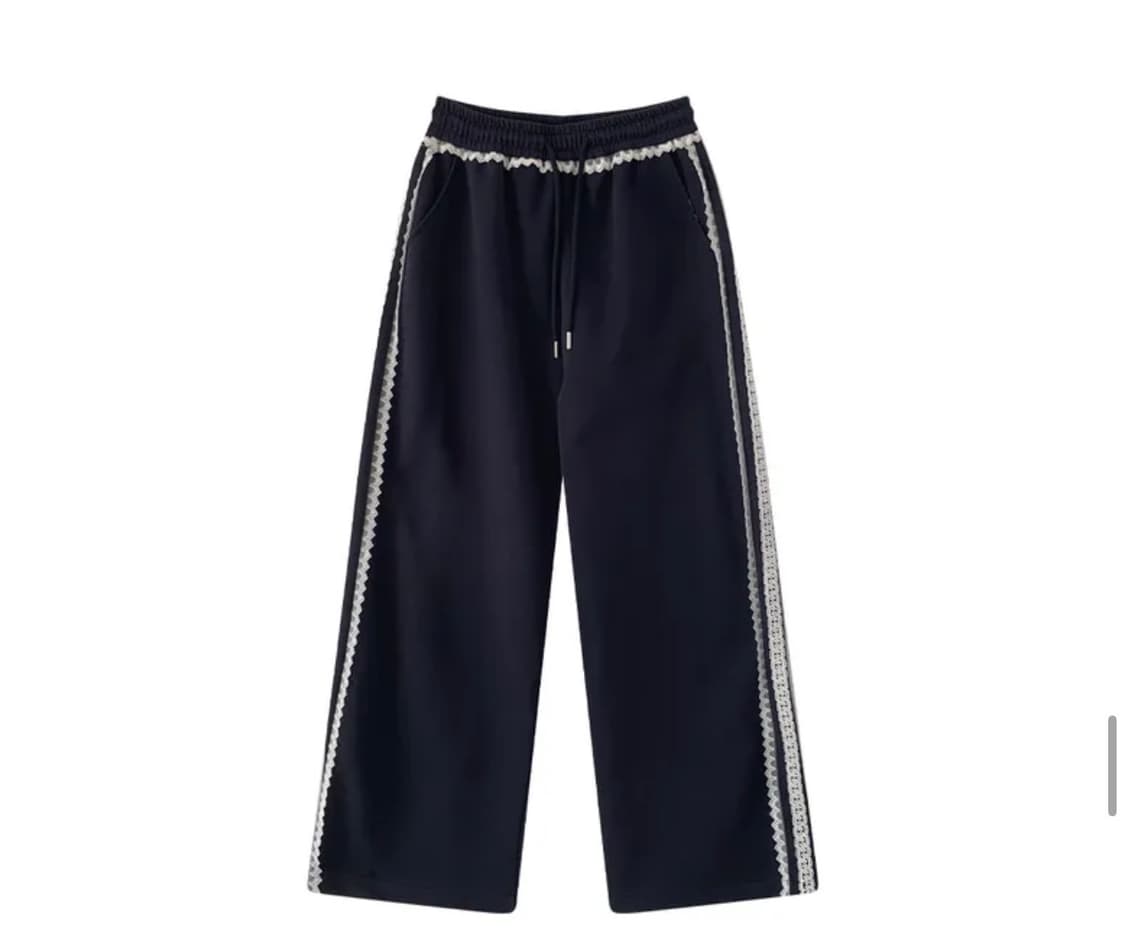 레이스 와이드 트레이닝 롱 팬츠 상품이미지1