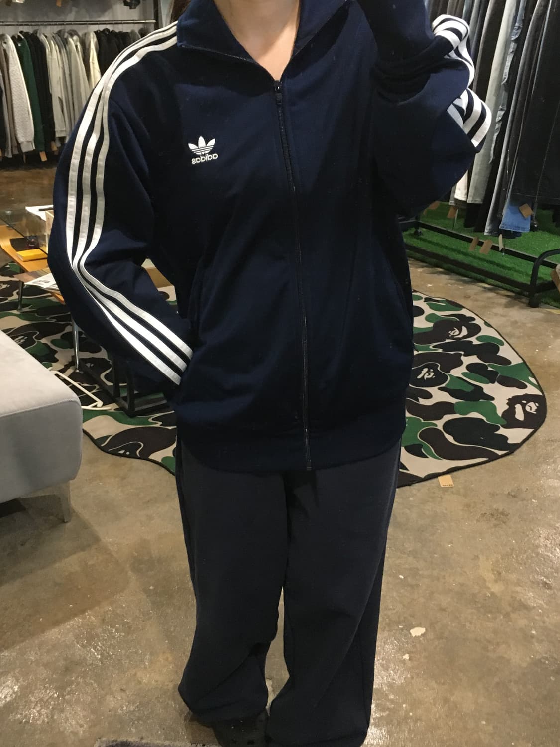 아디다스 배켄바우어 트랙탑 네이비 상품이미지7