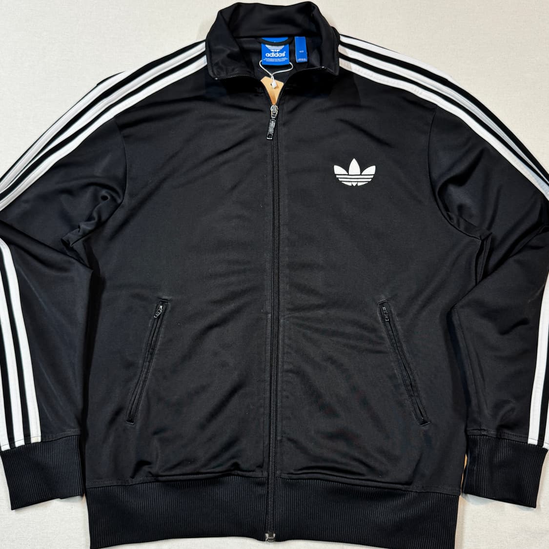 100) 아디다스 파이어버드 삼선 져지 트랙탑 집업 블랙 A12 상품이미지2