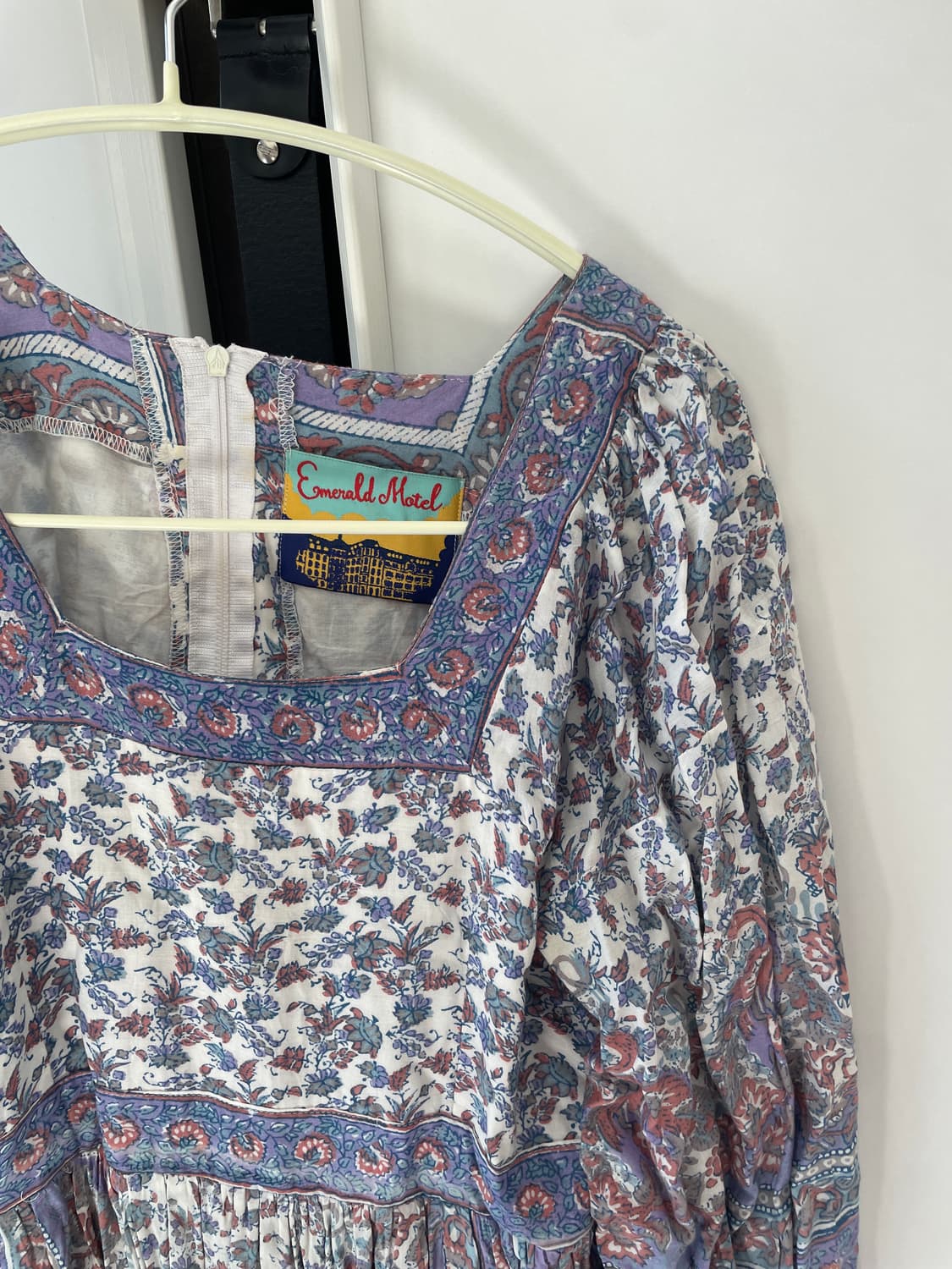 에메랄드 모텔 빈티지 플라워 원피스 상품이미지1