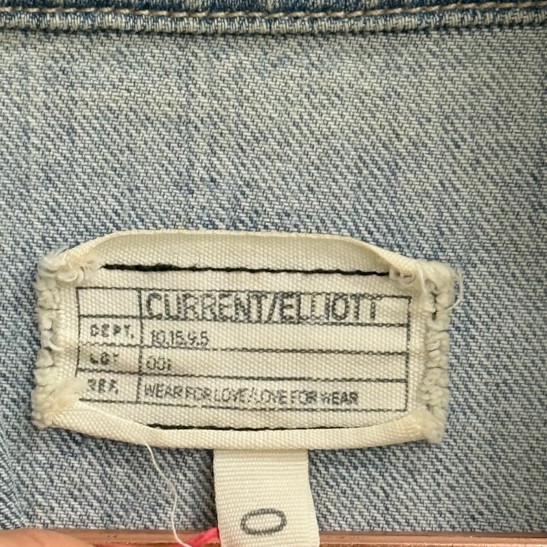 Made USA 커렌트엘리엇 우먼스 반팔 청자켓 상품이미지2