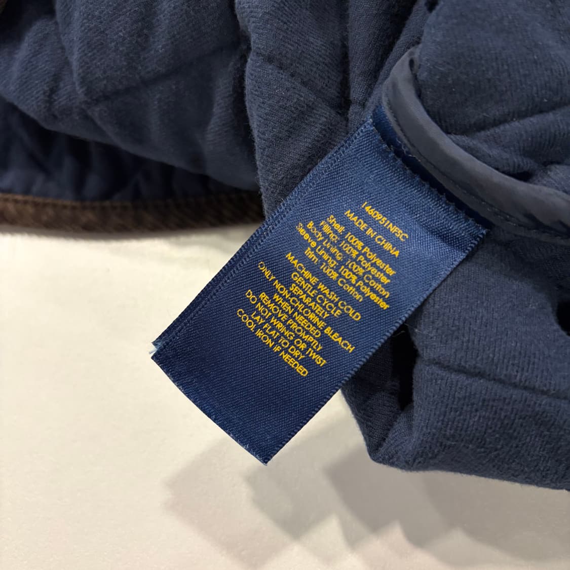 [XL] 폴로 랄프로렌 네이비 퀼팅 집업 자켓 D499 상품이미지9