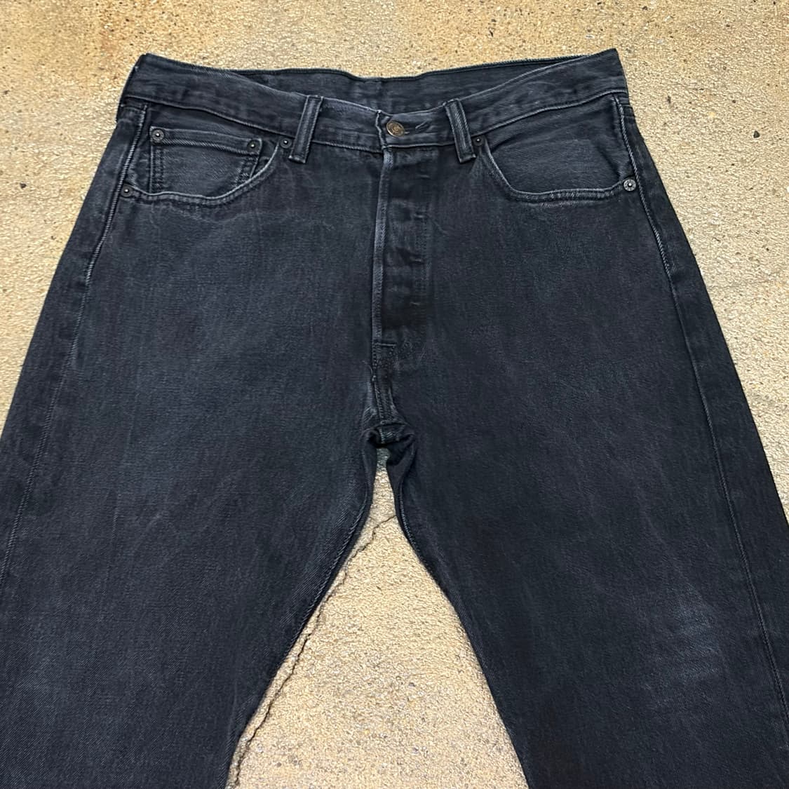 미국 빈티지 리바이스 501 블랙진 청바지 상품이미지2