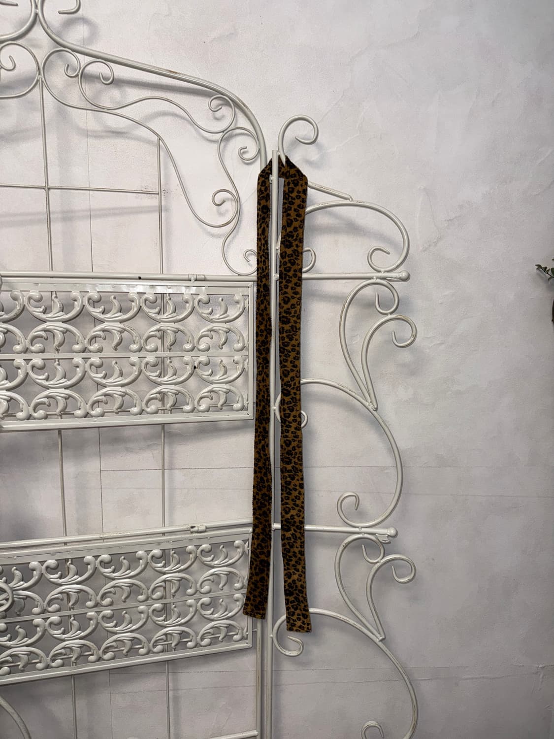 Brown leopard tie scarf 상품이미지3