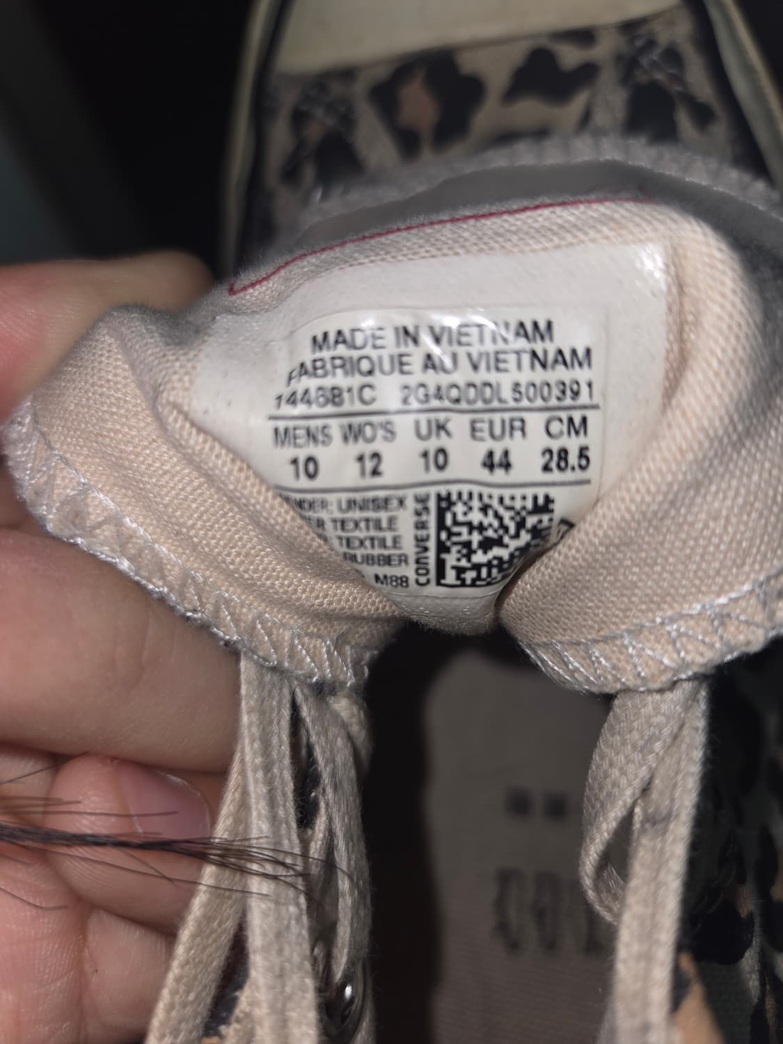 컨버스 X 와코마리아 레오파드 올스타 척70 하이 Converse 상품이미지6