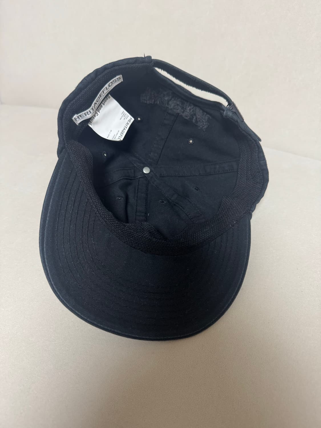 헤리티지플로스 모자 블랙 상품이미지3