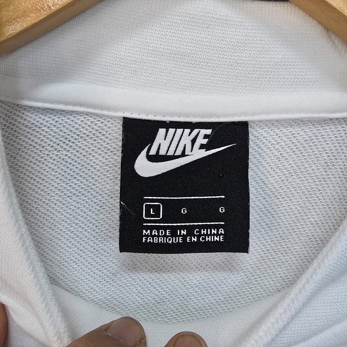 나이키(NIKE) 저스트두잇 맨투맨 화이트 L 상품이미지5