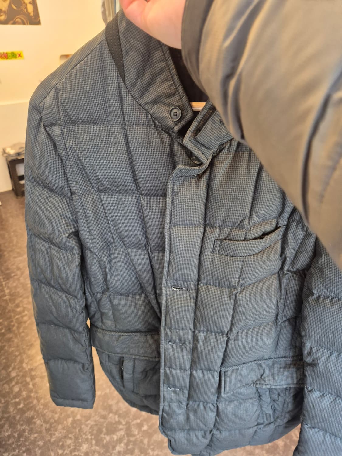 임페리얼 바둑이패턴 누빔패딩 사이즈 105 상품이미지8