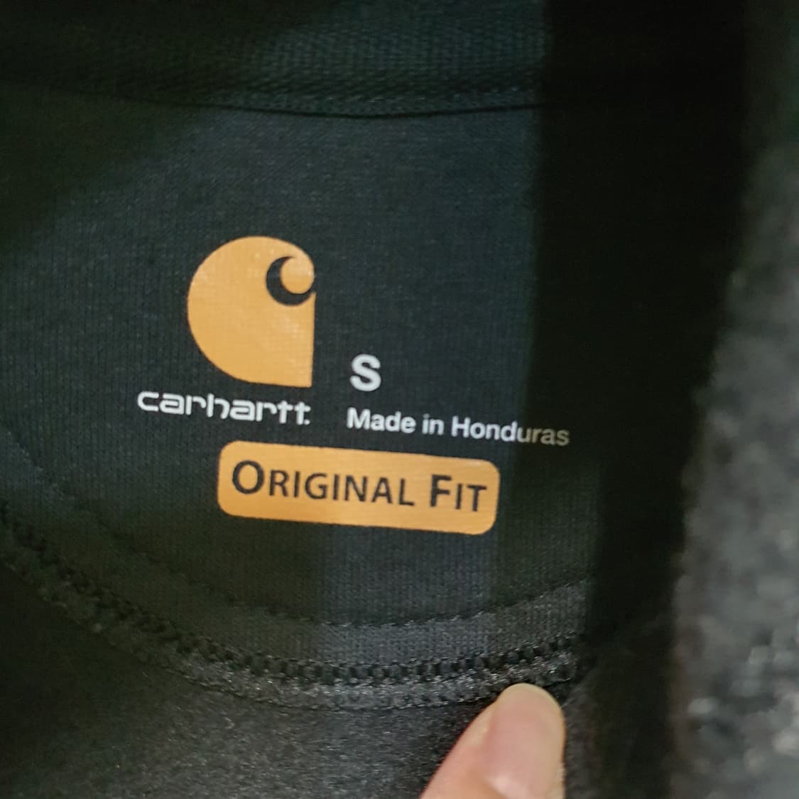 칼하트 오리지널 블랙 후드티  상품이미지4